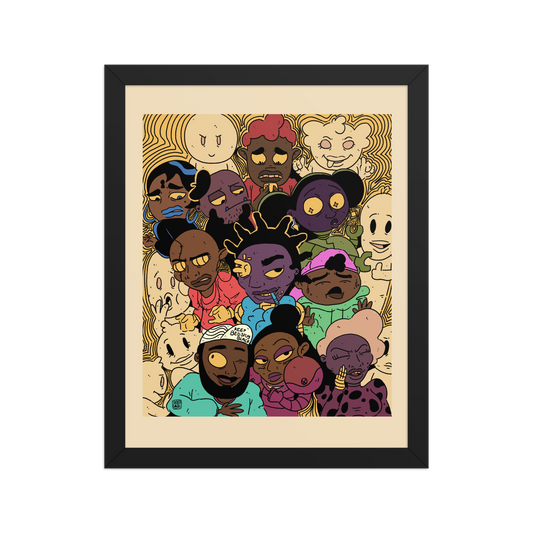 Sweaty Minds Cast // Giclée Print