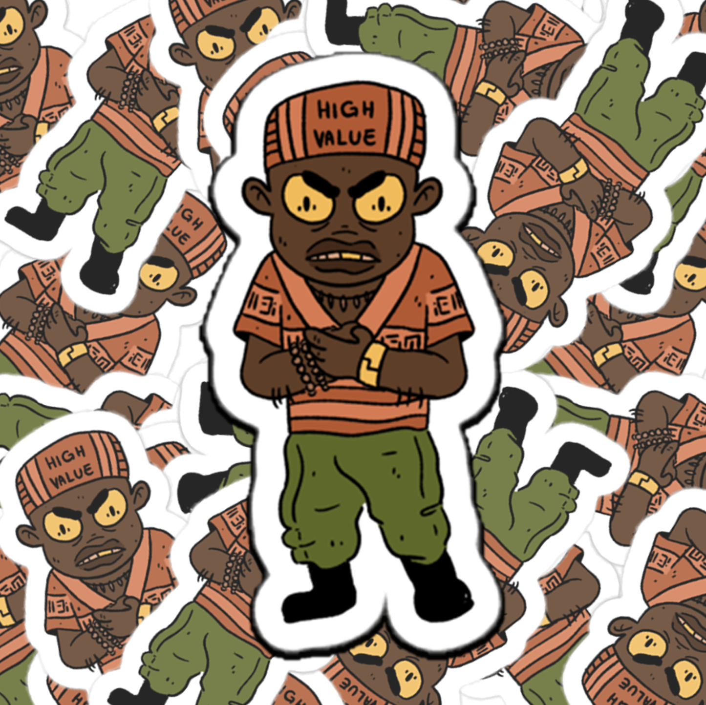 High Value Boojim Heavy Duty Vinyl Sticker