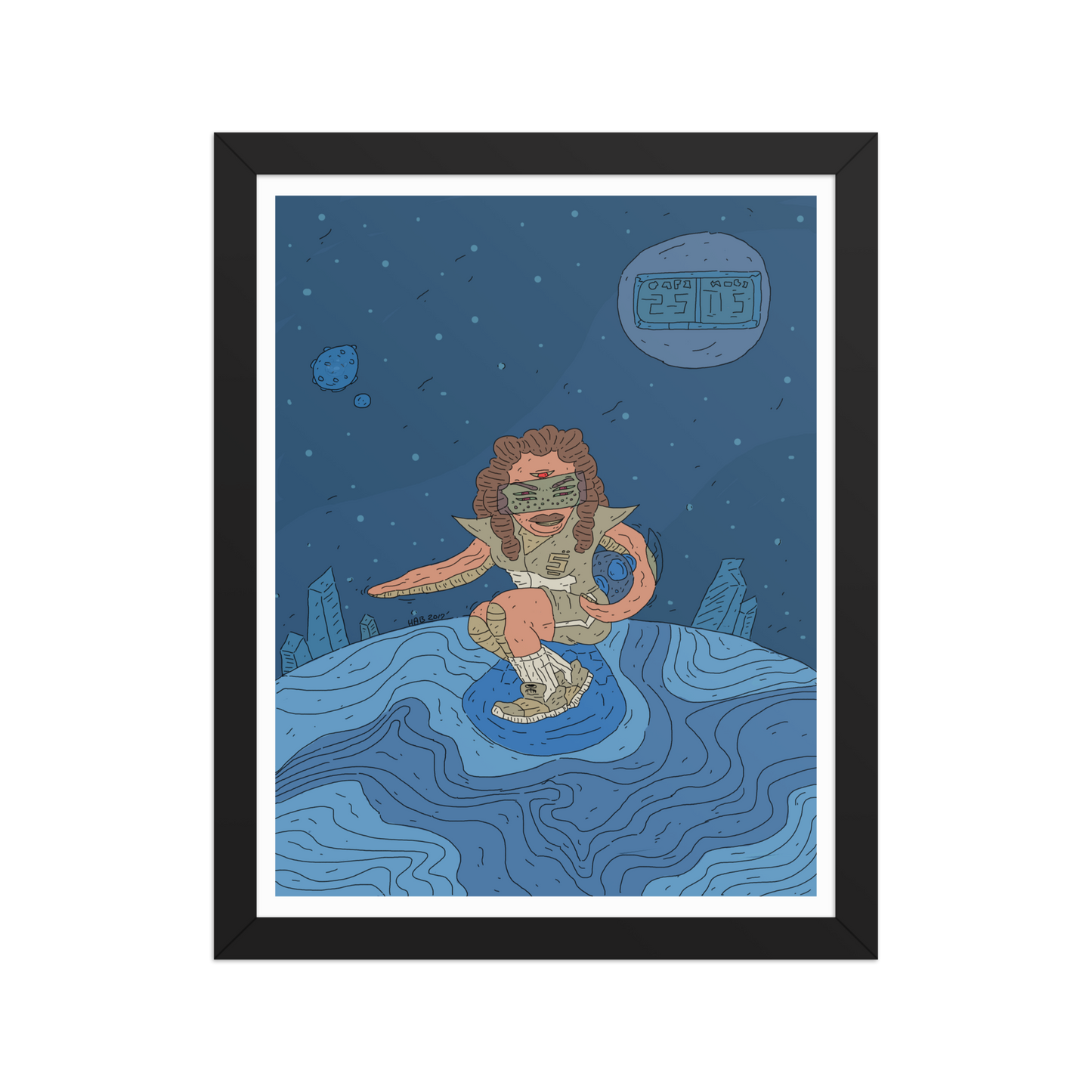 The Athlete, Afroterrestrials // Giclée Print