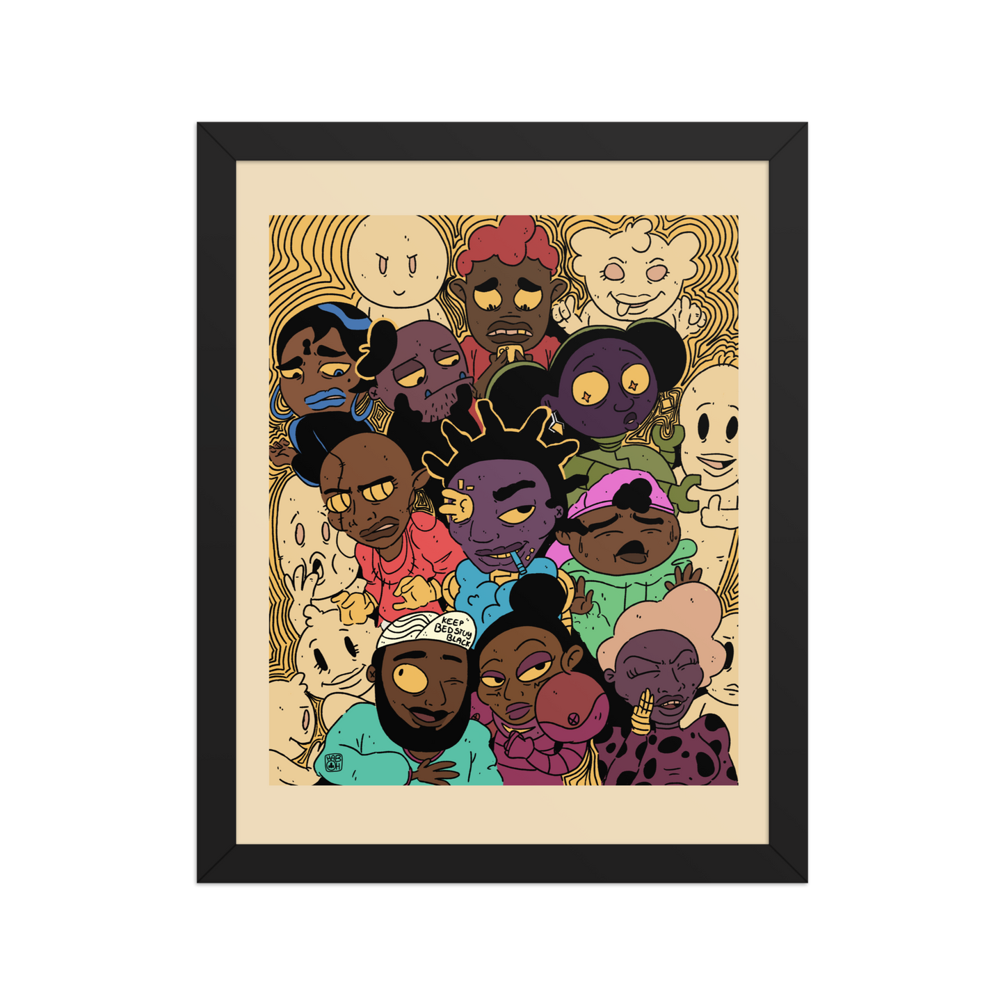 Sweaty Minds Cast // Giclée Print