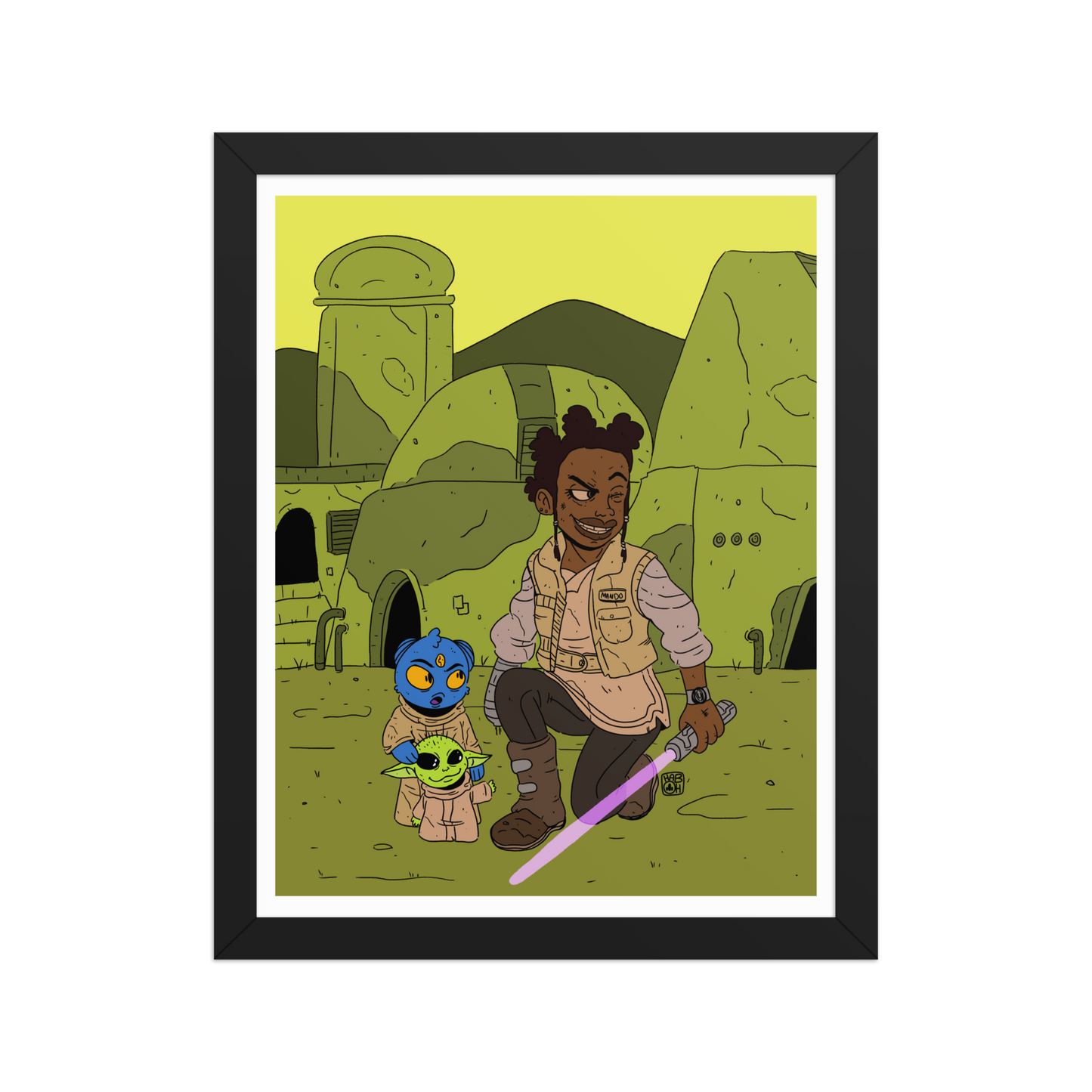 Jedi Gyal R // Giclée Print